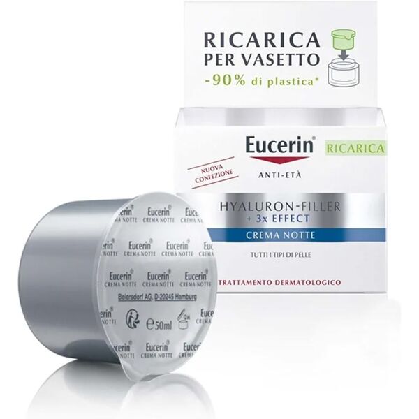 eucerin hyaluron filler - +3x effect crema giorno spf15 ricarica, 50ml