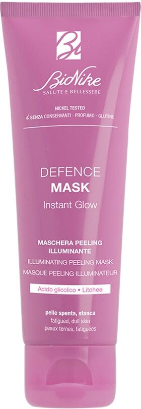 Bionike Defence Mask - Instant Glow Maschera Peeling Illuminante, 75ml