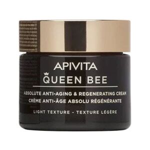 Apivita Queen Bee - Crema Anti Età Assoluta e Rigenerante Texture Leggera, 50ml