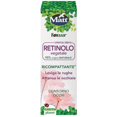 Forsan Siero Crema Contorno Occhi Retinolo Vegetale Ricompattante, 15ml Forsan Siero Crema Contorno Occhi Retinolo Vegetale Ricompattante, 15ml
