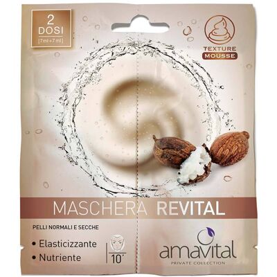 Oficine Cleman Amavital - Revital Maschera Viso pelle Normale e Secca, 2 x 7ml Oficine Cleman Amavital - Revital Maschera Viso pelle Normale e Secca, 2 x 7ml