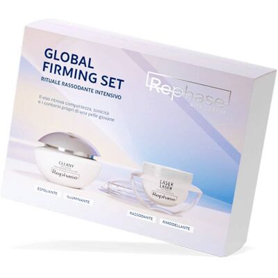 Rephase Global Firming Set Cofanetto Rassodante Cleany Scrub 50ml + Laser 50ml Rephase Global Firming Set Cofanetto Rassodante Cleany Scrub 50ml + Laser 50ml