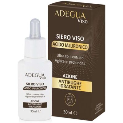 Adegua Siero Viso all'Acido Ialuronico Antirughe Idratante, 30ml Adegua Siero Viso all'Acido Ialuronico Antirughe Idratante, 30ml