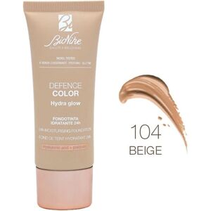 BioNike Defence Color - Hydra Glow Fondotinta Idratante 24H SPF15 N. 104, 30ml