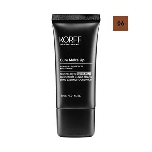 Korff Make Up Korff Cure Make Up - Neverending Ultra Matt Fondotinta Lunga Tenuta N. 06, 30ml