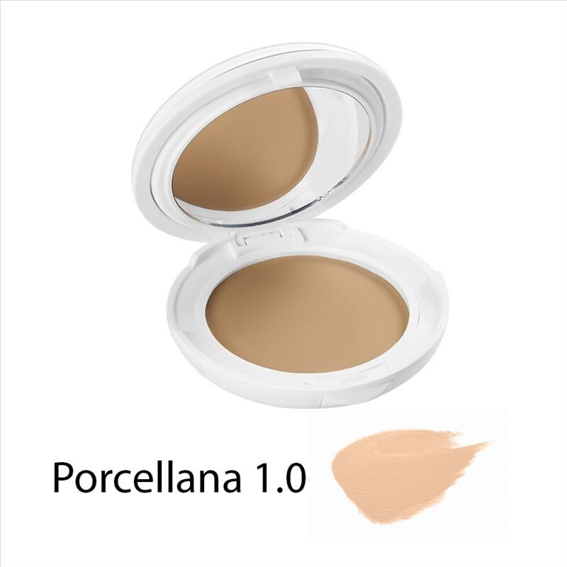 Avène Couvrance - Crema Compatta Effetto Vellutato SPF30 Porcellana 1.0, 10g