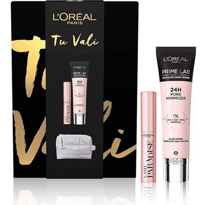 L'Oreal Paris L'Oréal Paris Cofanetto Tu Vali - Set trucco minimizzatore di pori e volumizzante, 3 pezzi L'Oreal Paris L'Oréal Paris Cofanetto Tu Vali - Set trucco minimizzatore di pori e volumizzante, 3 pezzi