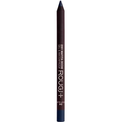 Rougj Group Rougj 2 in 1 Matita Occhi Gel e Waterproof colore 04 Deep Blue, 1.23g Rougj Group Rougj 2 in 1 Matita Occhi Gel e Waterproof colore 04 Deep Blue, 1.23g