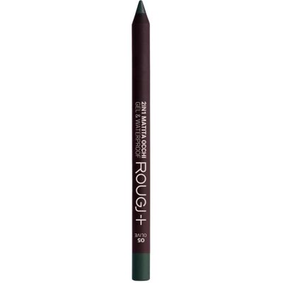 Rougj Group Rougj 2 in 1 Matita Occhi Gel e Waterproof colore 05 Olive, 1.23g Rougj Group Rougj 2 in 1 Matita Occhi Gel e Waterproof colore 05 Olive, 1.23g