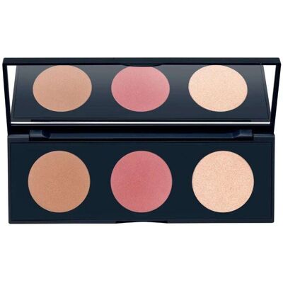 RVB Lab Urban Trio Palette 327 - Palette viso con fard, terra e illuminante, 3 polveri da 2,5 g RVB Lab Urban Trio Palette 327 - Palette viso con fard, terra e illuminante, 3 polveri da 2,5 g