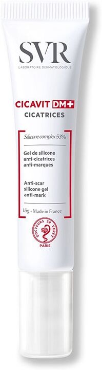 svr cicavit+ - dm+ cicatrices gel siliconico anti-prurito e anti-segni, 15g