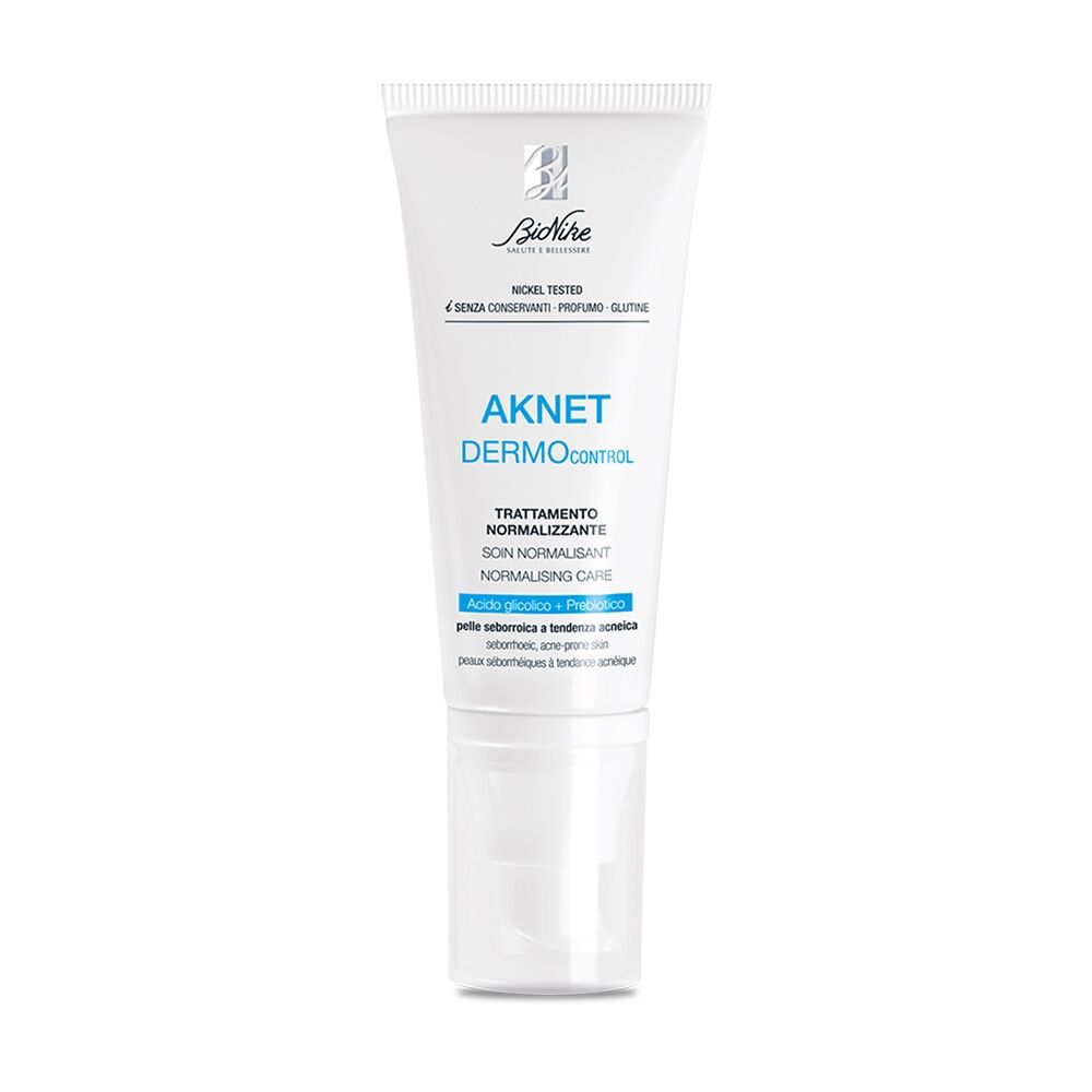 BioNike Aknet - Dermocontrol Trattamento Normalizzante Pelle Con Acne, 40 ml