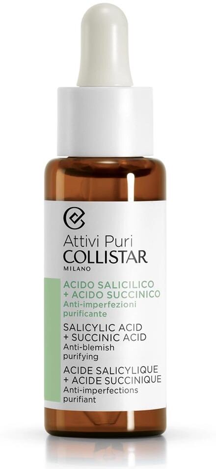 Collistar Attivi Puri - Acido Salicilico + Acido Succinico Trattamento, 30ml