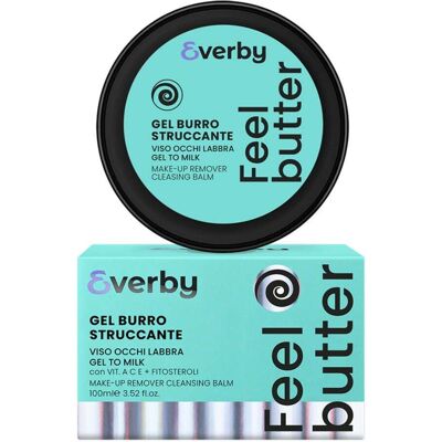 Athena's Everby Feel Butter Gel Burro Struccante Viso Occhi e Labbra, 100ml Athena's Everby Feel Butter Gel Burro Struccante Viso Occhi e Labbra, 100ml