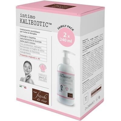 Fiocchi di Riso Kalibiotic - Detergente intimo lenitivo e riequilibrante, 2 flaconi da 240 ml Fiocchi di Riso Kalibiotic - Detergente intimo lenitivo e riequilibrante, 2 flaconi da 240 ml