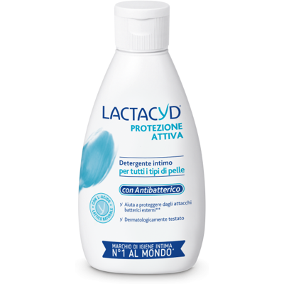 Lactacyd Protezione Attiva - Detergente intimo ad azione antibatterica, 300 ml Lactacyd Protezione Attiva - Detergente intimo ad azione antibatterica, 300 ml