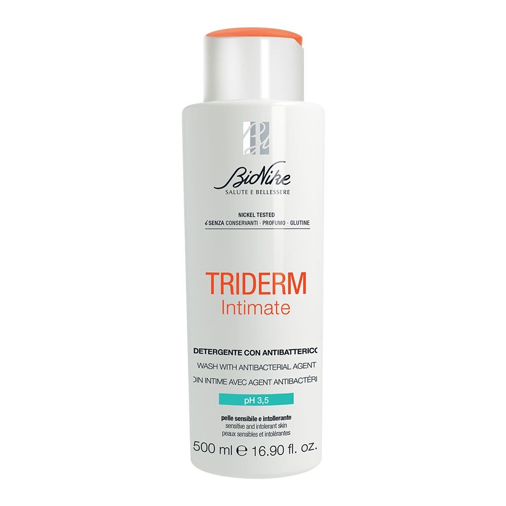 Bionike Triderm Intimate - Detergente Intimo con Antibatterico pH 3.5, 500ml