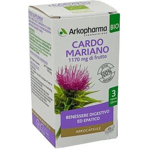 Arkopharma Arkocapsule - Cardo Mariano Integratore Bio, 45 Capsule