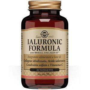 Solgar Ialuronic Formula Integratore Alimentare, 30 Tavolette