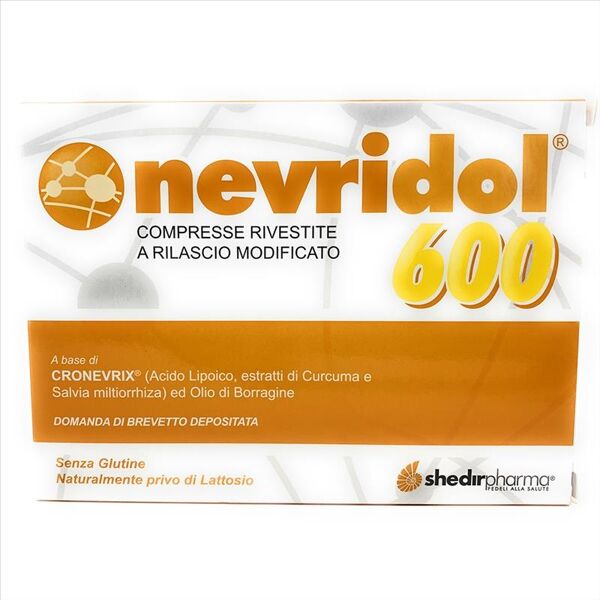 shedir pharma nevridol 600 integratore alimentare, 30 compresse