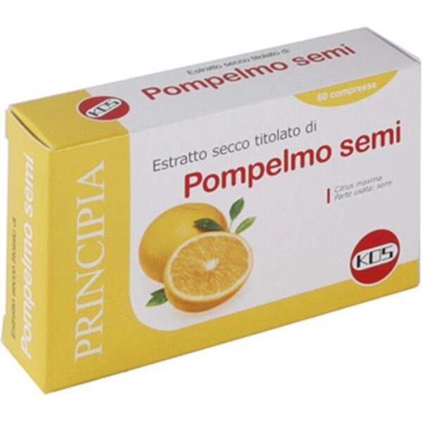 kos principia - pompelmo semi estratto secco integratore alimentare, 60compresse