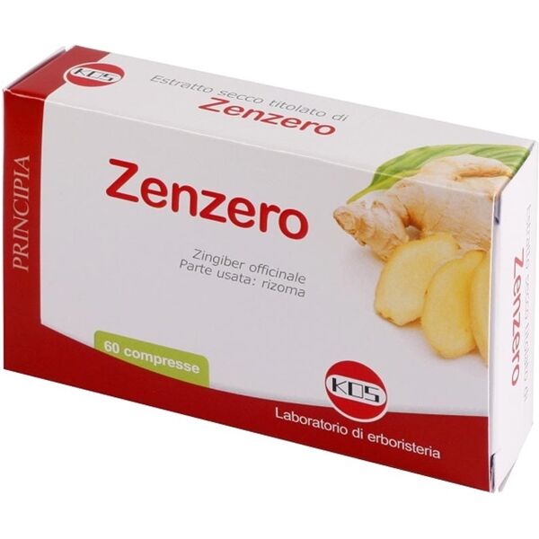 kos principia - zenzero integratore alimentare estratto secco, 60 compresse