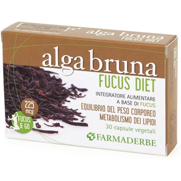 farmaderbe alga bruna fucus diet integratore alimentare, 30 compresse