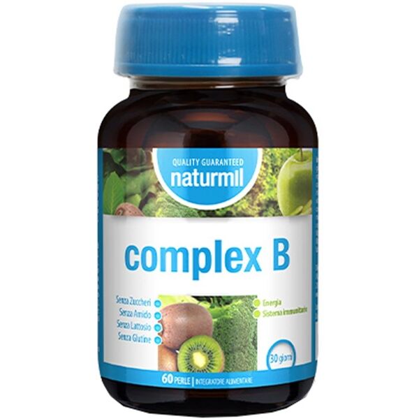 dietmed naturmil - complex b integratore alimentare, 60 perle