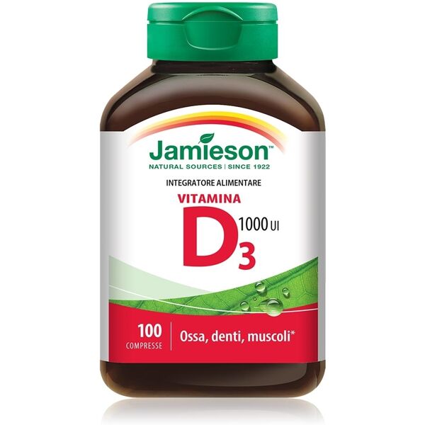 jamieson vitamina d3 1000 ossa denti muscoli, 100 compresse