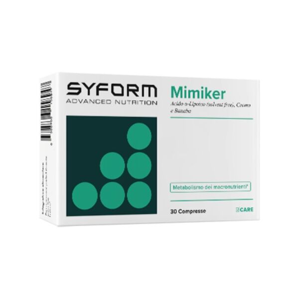 syform mimiker integratore metabolismo macronutrienti, 30 compresse