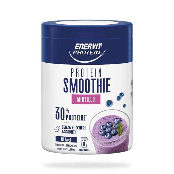 enervit protein - smoothie mirtillo ricco di proteine e fibre, 320g