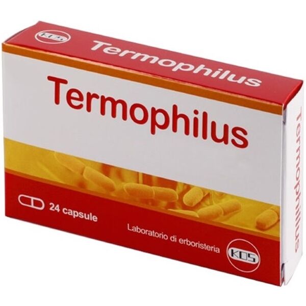 kos termophilus integratore equilibrio flora intestinale, 24 capsule