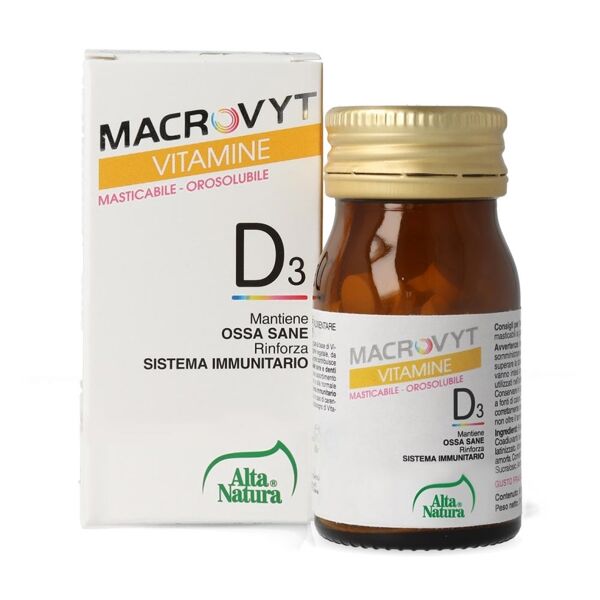 alta natura macrovyt - vitamina d3 integratore alimentare, 60 compresse