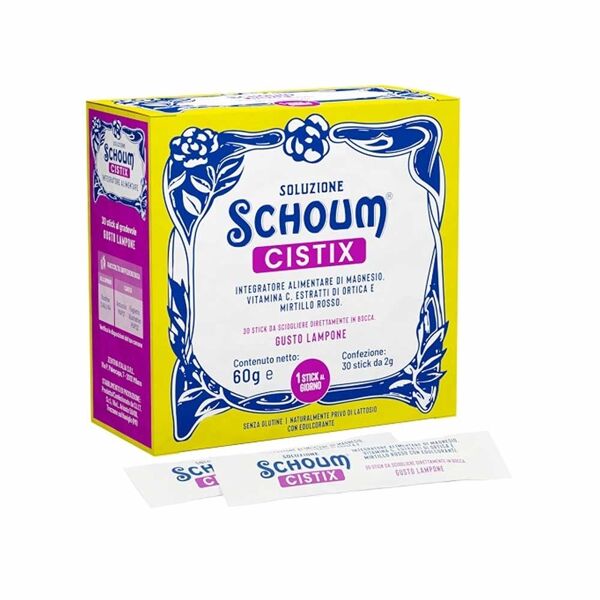 zentiva soluzione schoum - cistix integratore benessere vie urinarie, 30 stick