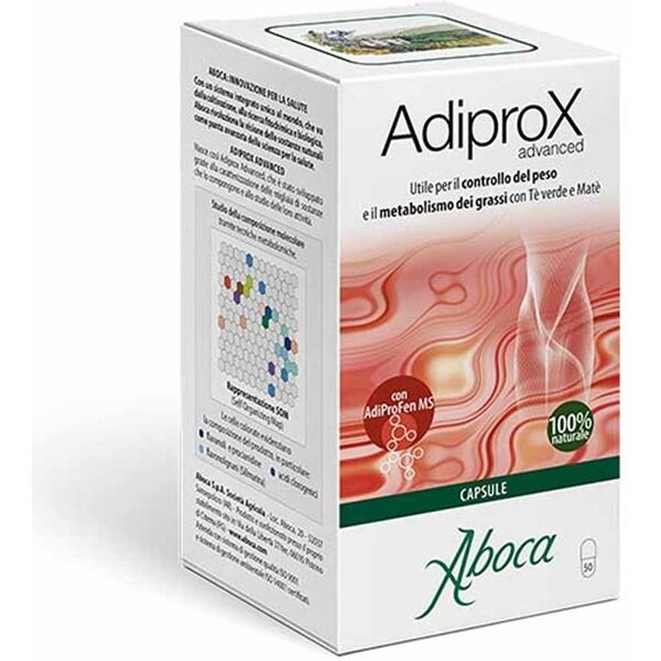 aboca adiprox - advanced controllo peso metabolismo grassi, 50 capsule