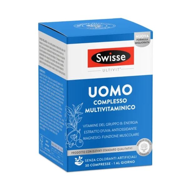 swisse multivitaminici - uomo integratore alimentare, 30 compresse