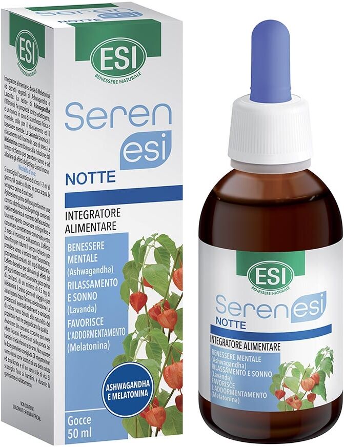 esi serenesi - notte integratore alimentare rilassamento e sonno in gocce, 50ml