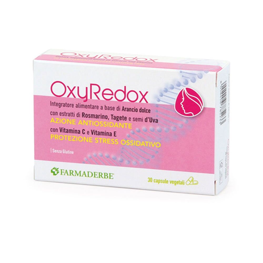farmaderbe oxyredox integratore antiossidante, 30 capsule vegetali