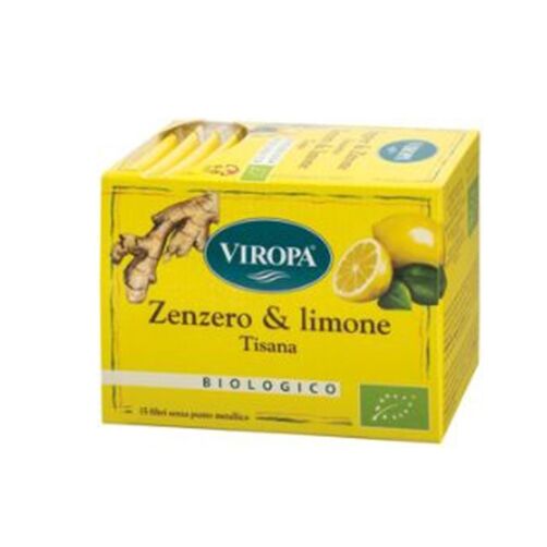 viropa zenzero e limone tisana biologica 15 filtri