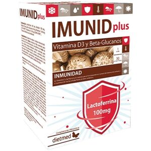 Dietmed Imunid Plus + Lattoferrina Integratore Alimentare, 30 Compresse