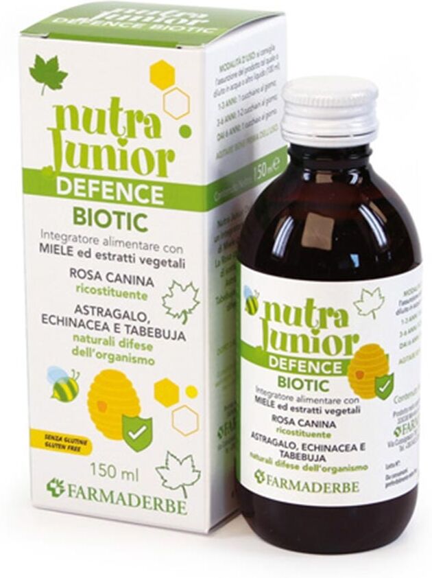 Farmaderbe Nutra Junior - Defence Biotic Integratore Alimentare, 150ml