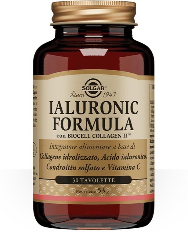 Solgar Ialuronic Formula Integratore Alimentare, 30 Tavolette