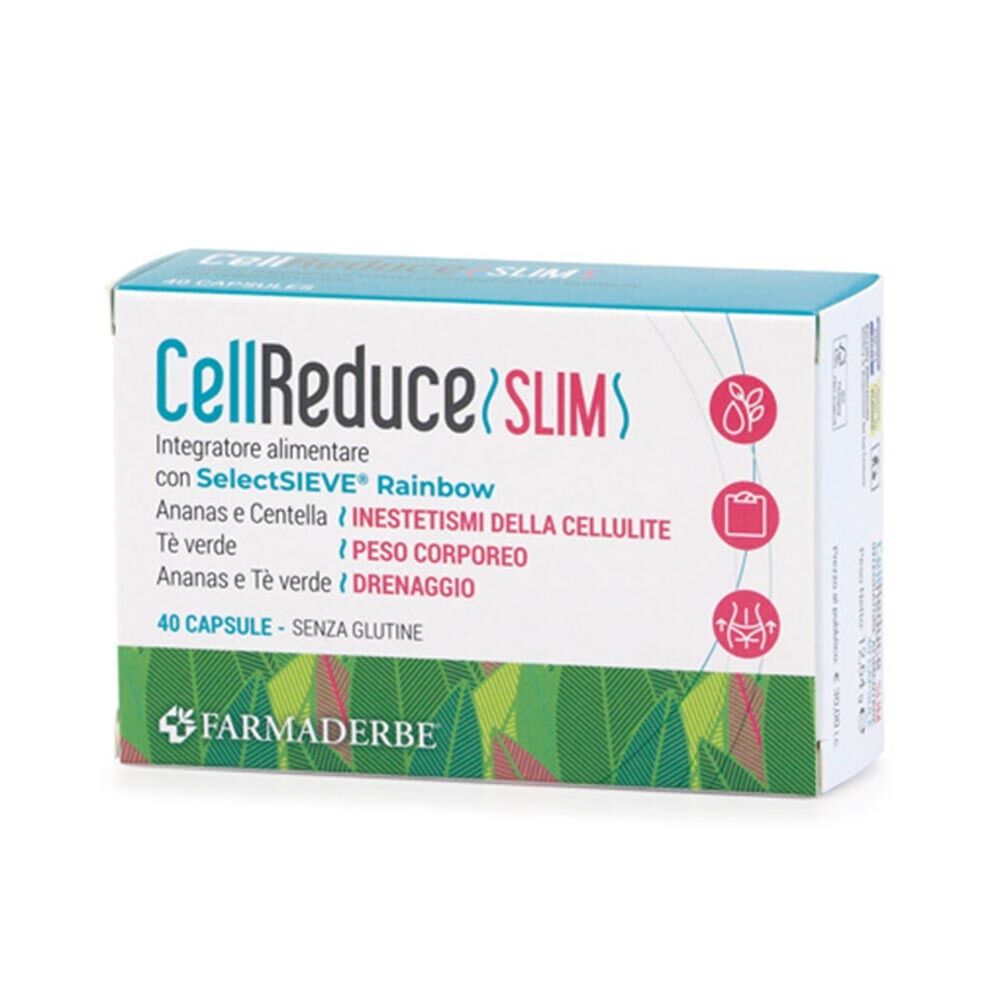 Farmaderbe Cell Reduce - Slim Integratore Alimentare, 40 Capsule