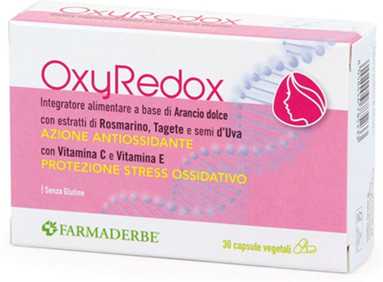 Farmaderbe Oxyredox Integratore Antiossidante, 30 Capsule Vegetali