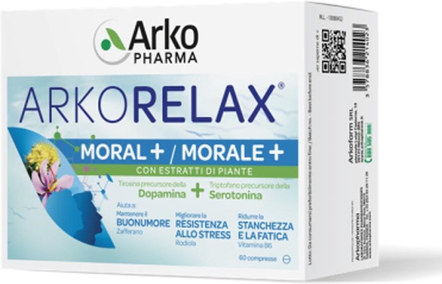 Arkopharma Arkorelax - Moral+ Integratore Alimentare, 60 Compresse