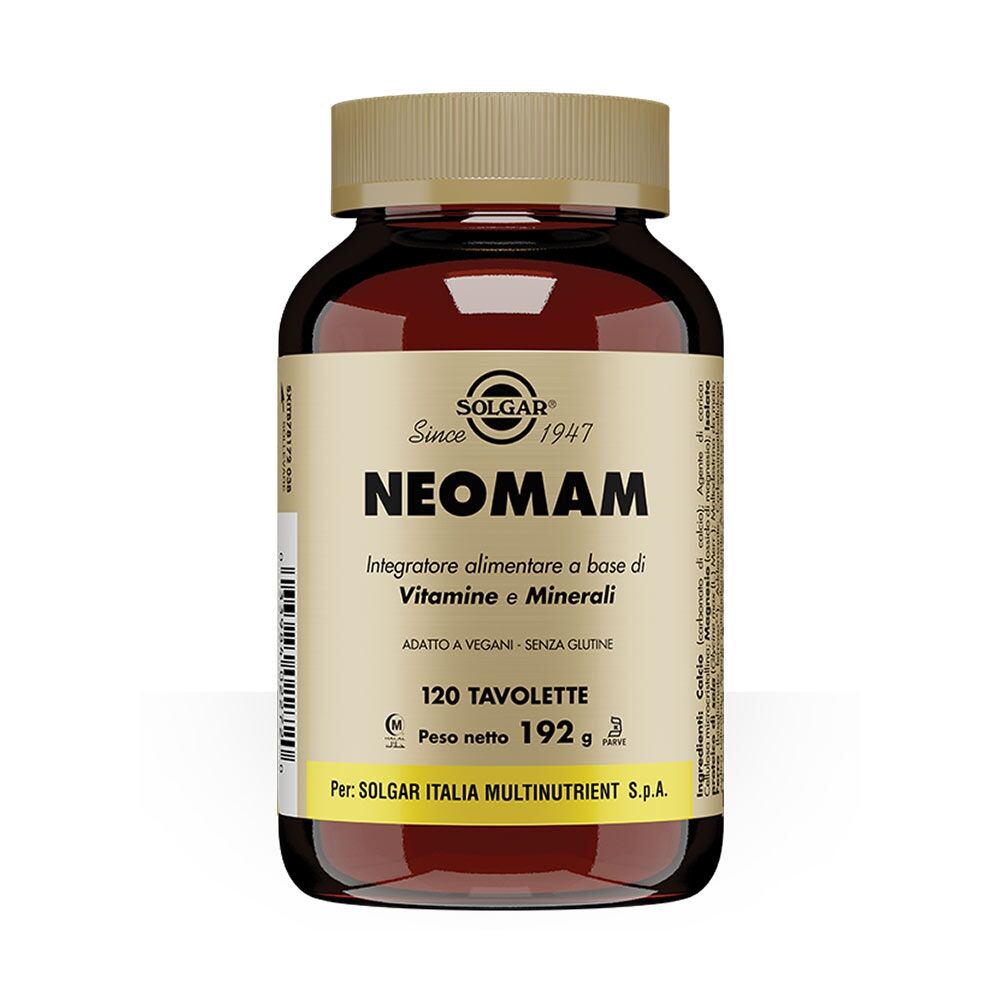 Solgar Neomam Integratore Vitamine Minerali Gravidanza Allattamento,60 Tavolette