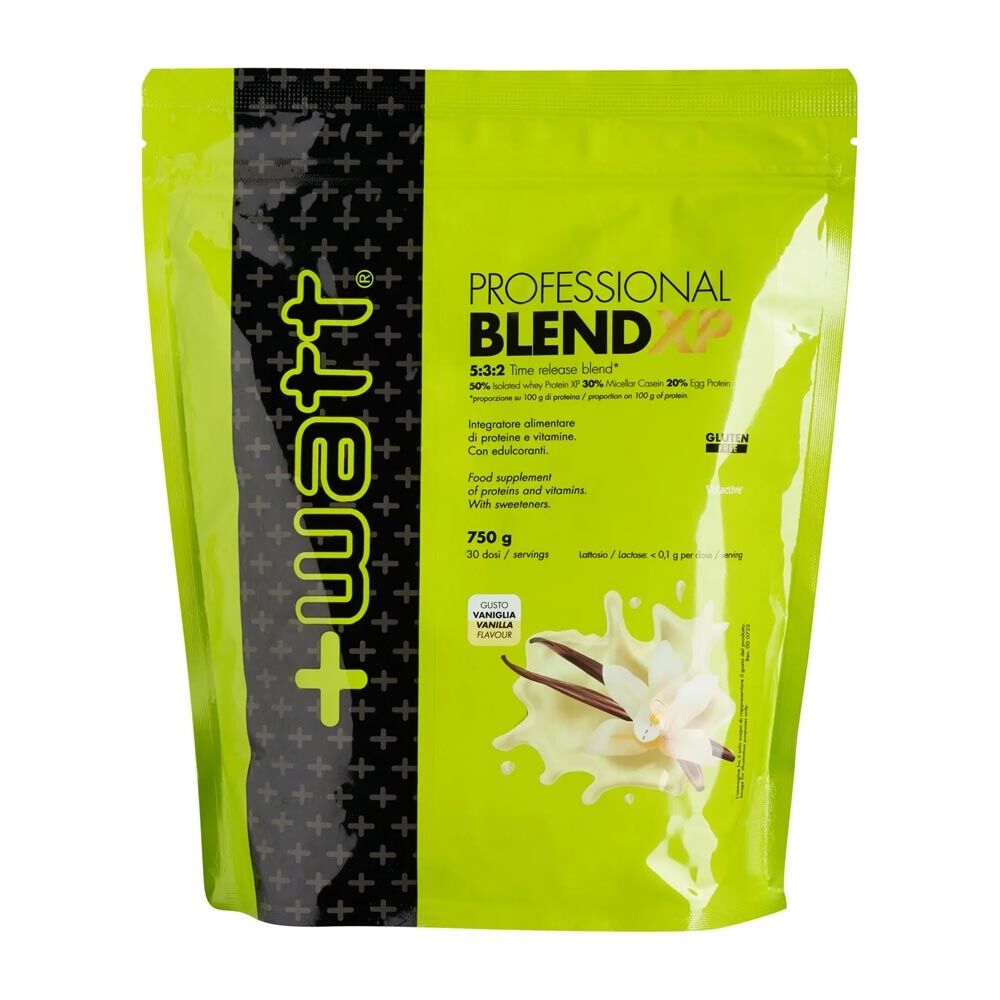 +Watt Professional Blend XP Integratore Alimentare Proteico, 750g