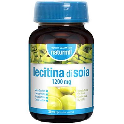 Naturmil Lecitina di Soia 1200mg - Integratore per Sangue e Mente Naturmil Lecitina di Soia 1200mg - Integratore per Sangue e Mente