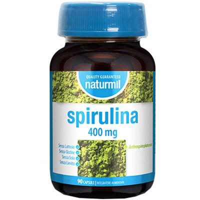 Naturmil Spirulina - Integratore Alimentare - 90 Capsule Naturmil Spirulina - Integratore Alimentare - 90 Capsule