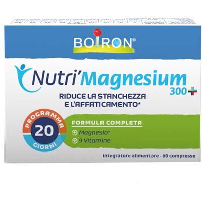 Boiron Nutri'Magnesium 300+ Integratore - Magnesio e Vitamine Boiron Nutri'Magnesium 300+ Integratore - Magnesio e Vitamine